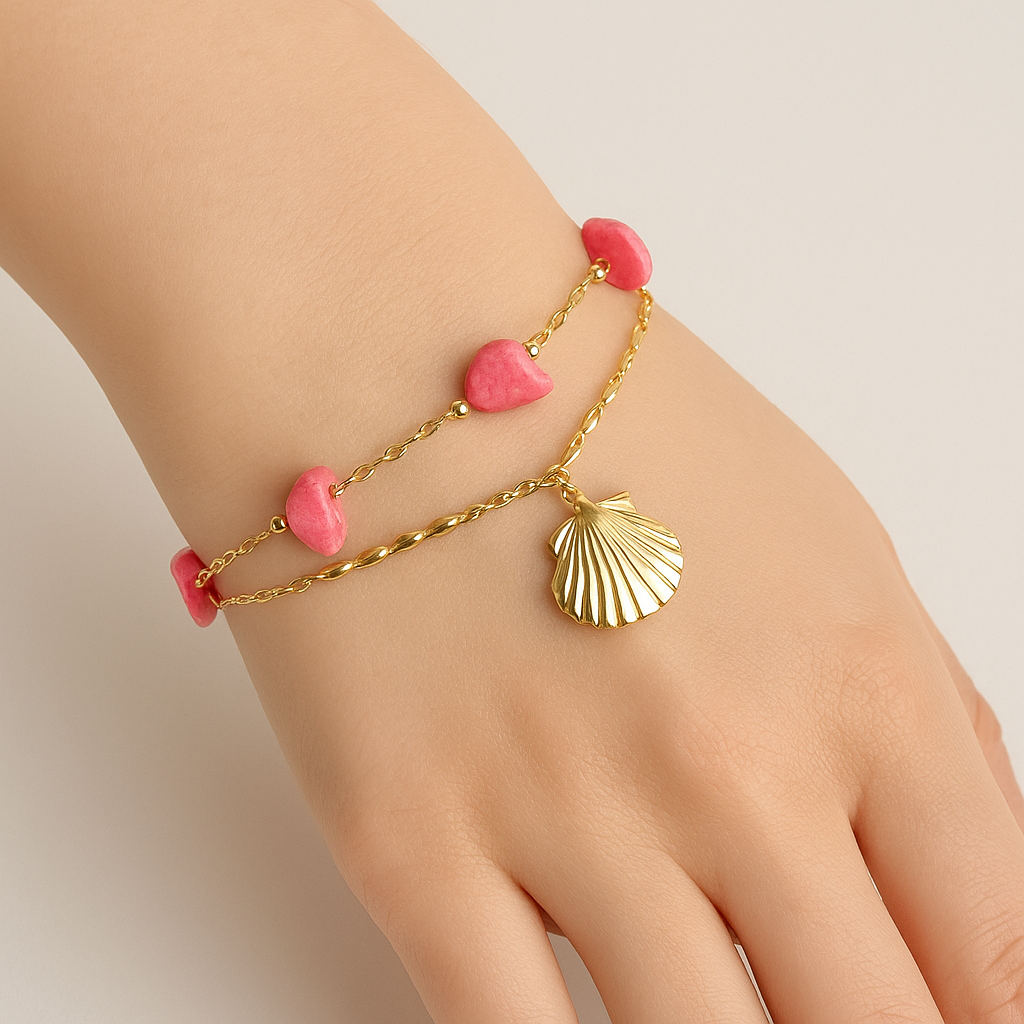 Pink Shoreline Bracelet