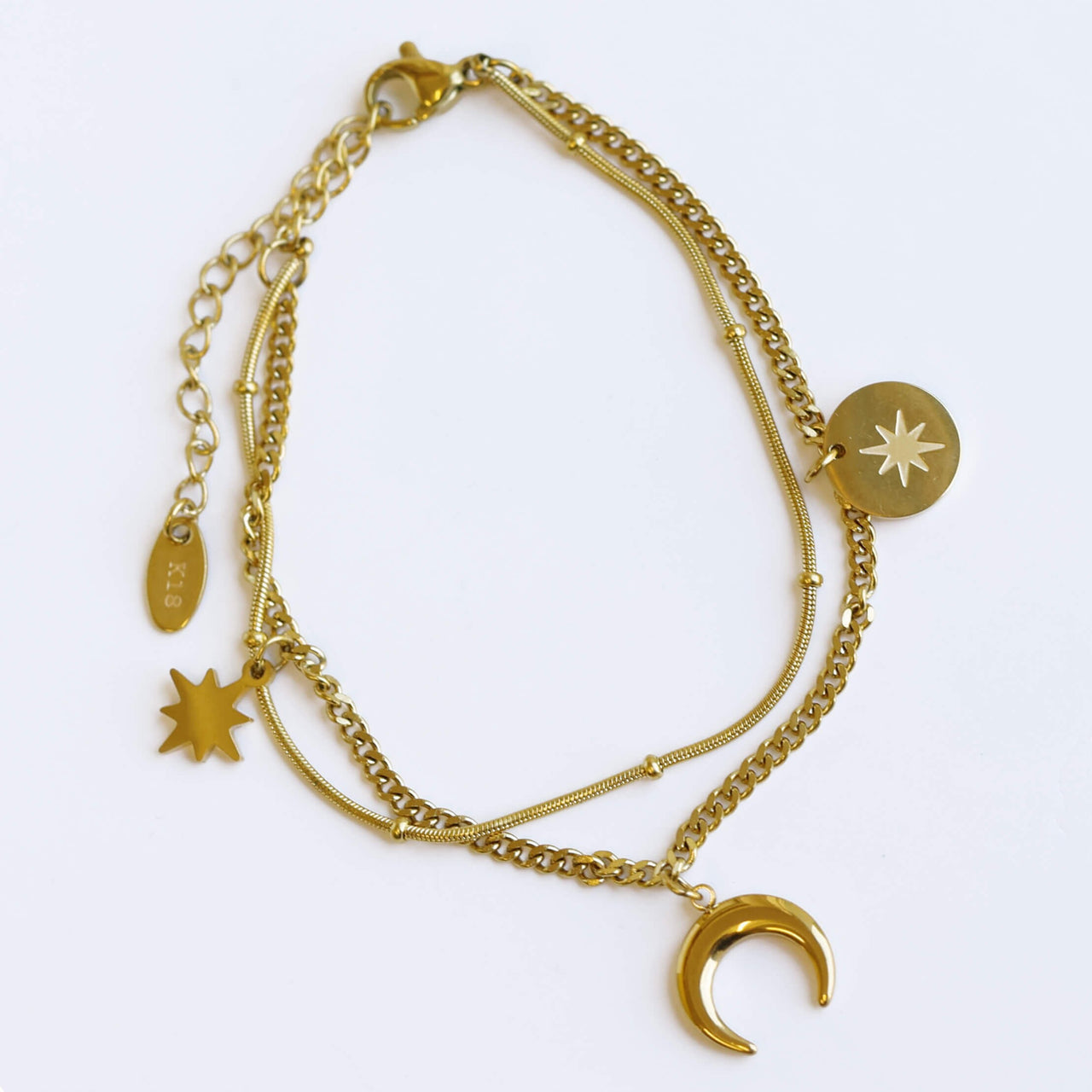 Moon Star Charm Bracelet