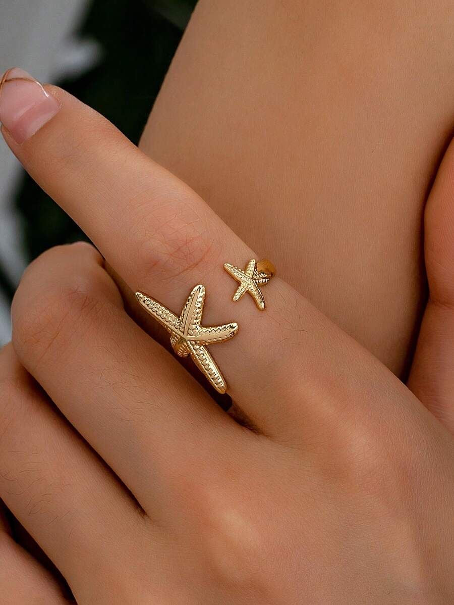 Beach Gold Ring