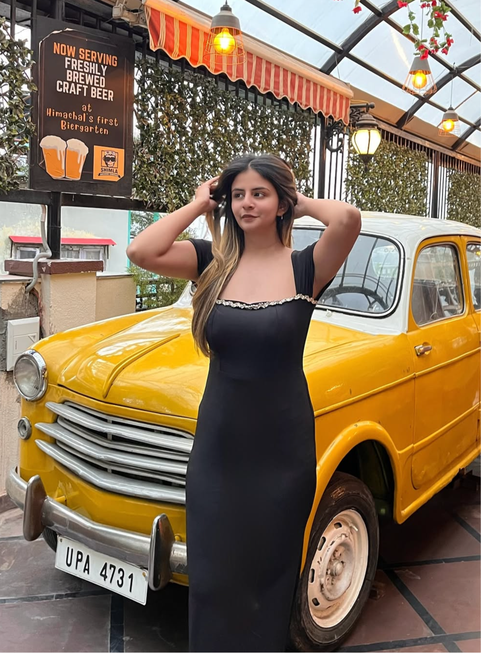 Bianca Embellished Dress (black)