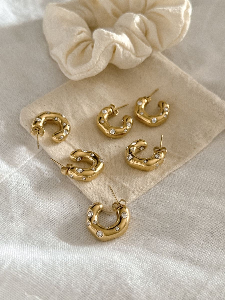 Chunky Gold Hoops