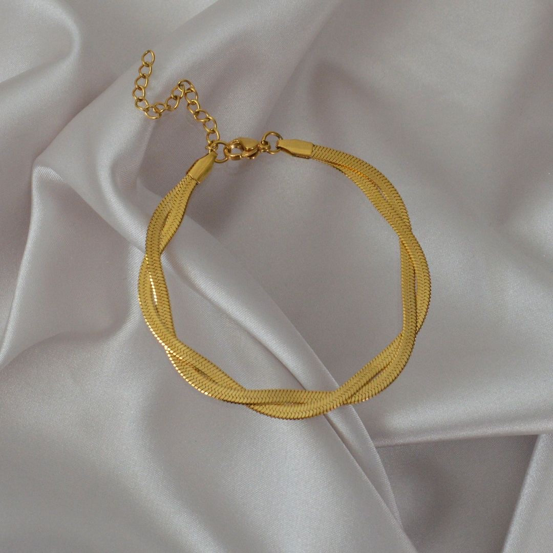 Twisted Snake Bracelet