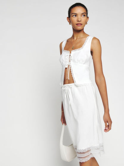 Jules Linen Skirt Set