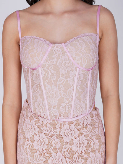 Abisca Lace Corset Set