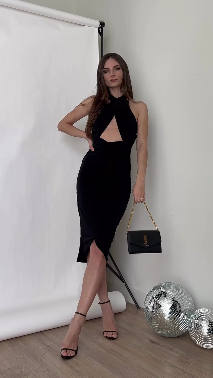 Aveline Cross Shoulder Dress
