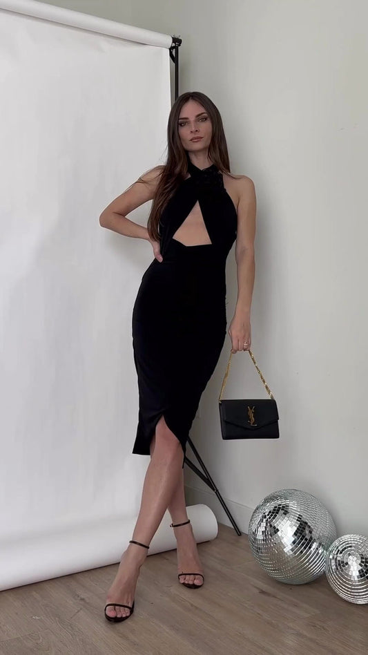 Aveline Cross Shoulder Dress