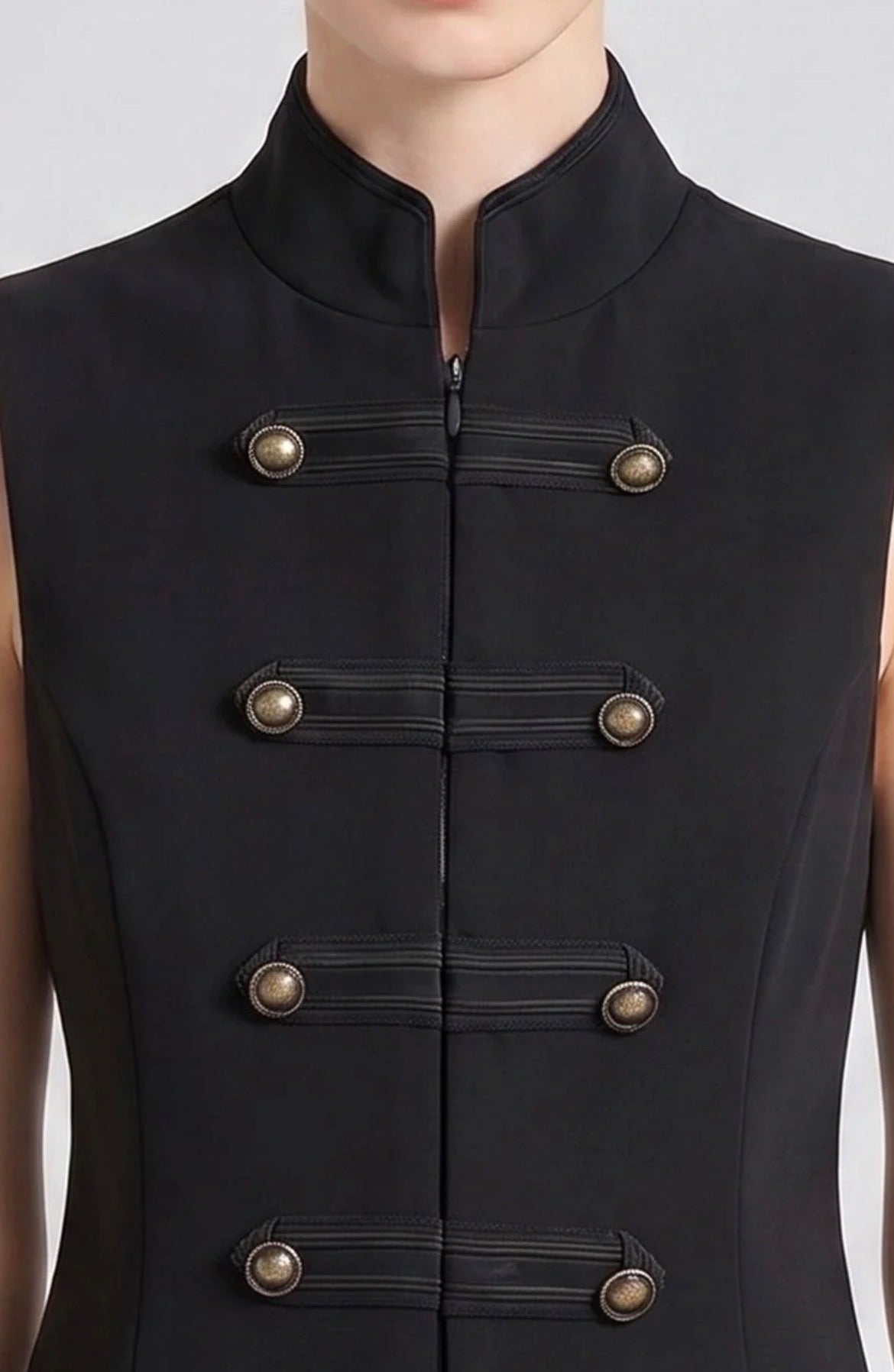 Gabrielle button party vest