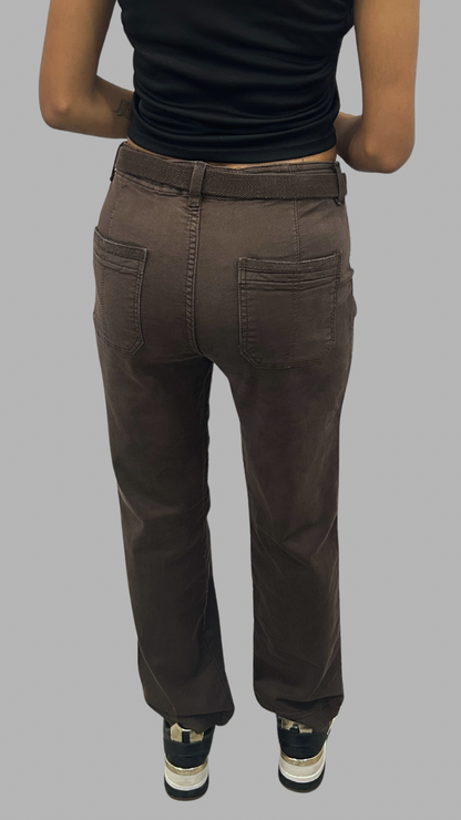 Chocolate soft stretch denim