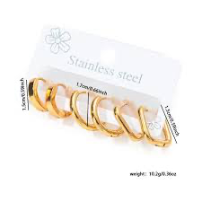 Kiya Gold Hoops ( set of 3)