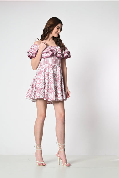 Aster Embroidery Dress