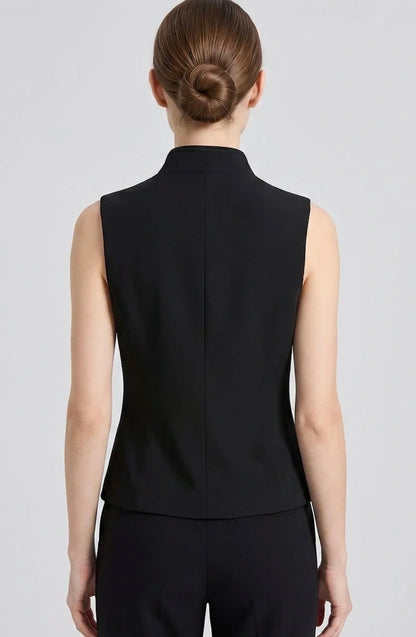 Gabrielle button party vest