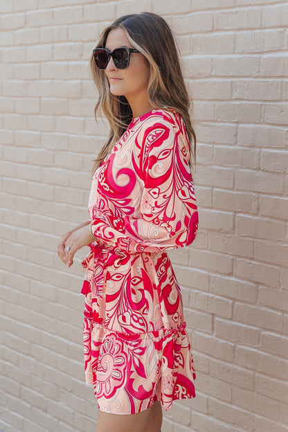 Paisley Print Dress