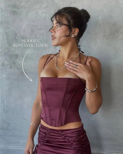 Amreah Corset Skirt Set