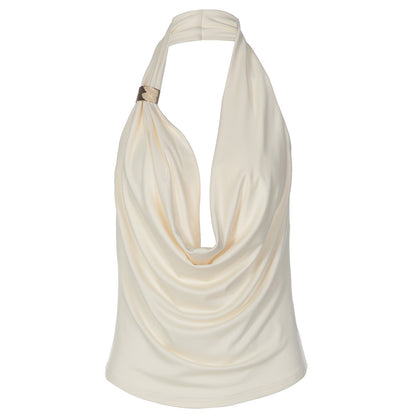 Amina Cowl-neck Top
