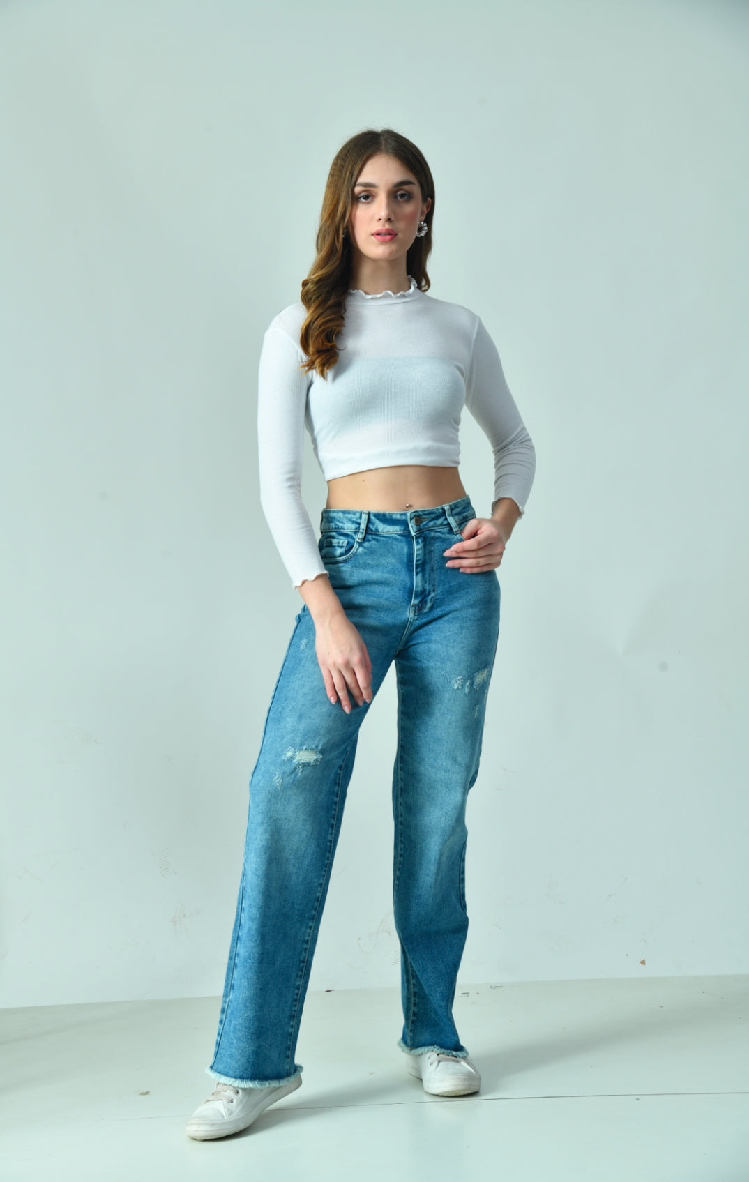 Ink High-Waisted Denim