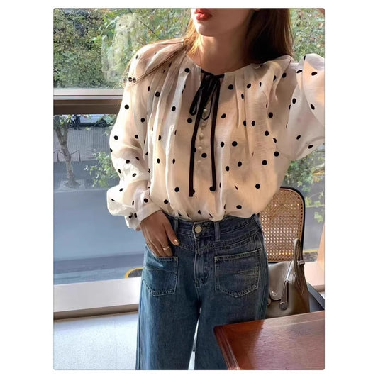Hola Polkadot Blouse