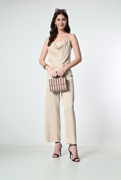 Aria Beige Co-ord Set