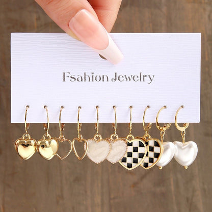 Heart Earrings (set of 5)