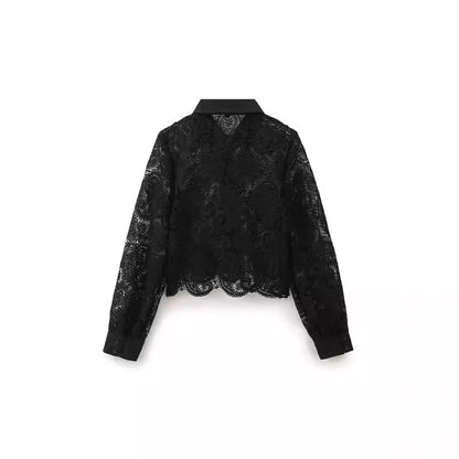 Madline Cutwork Lace Shirt
