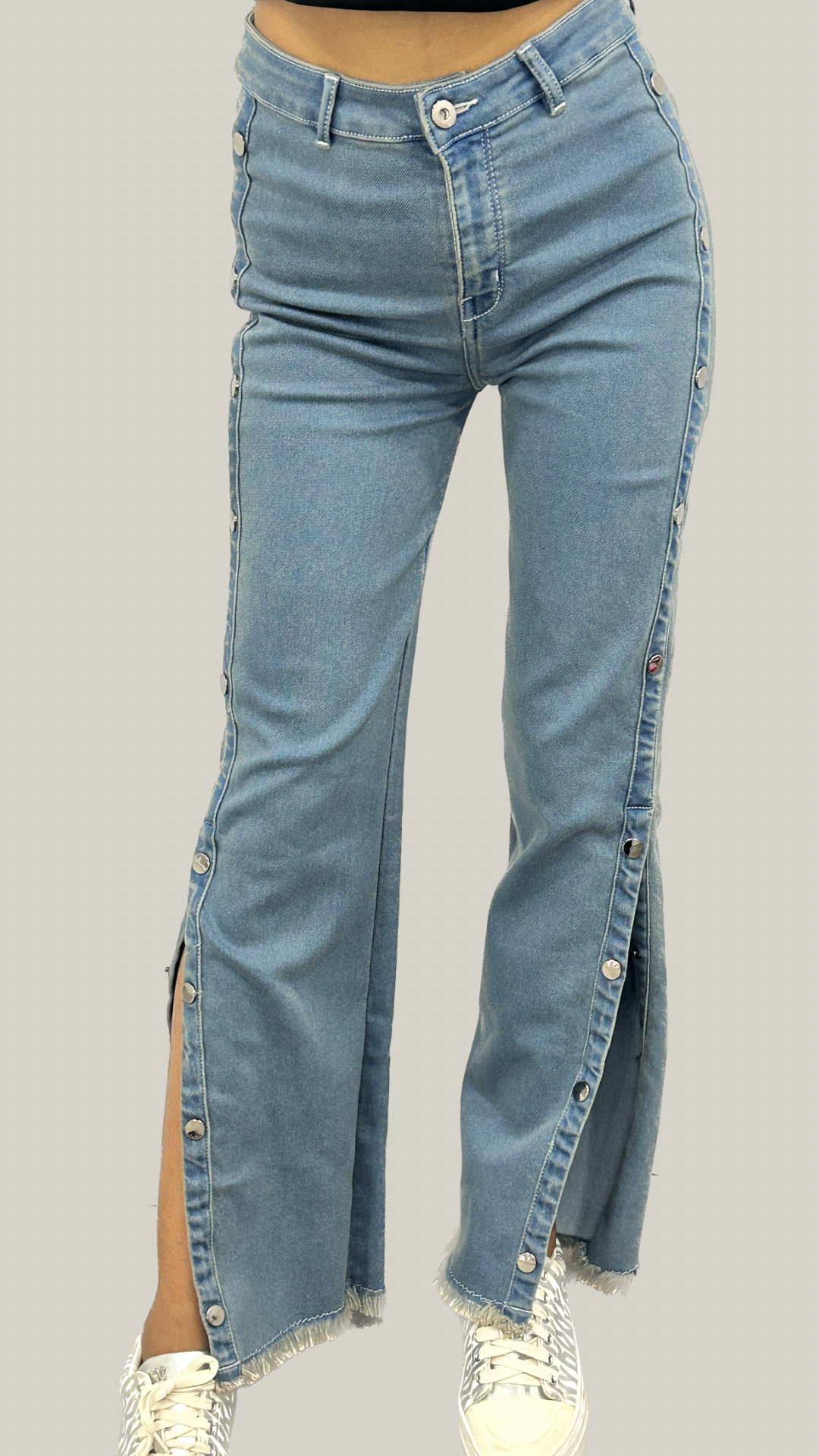 Highline Button-Trim 
denim